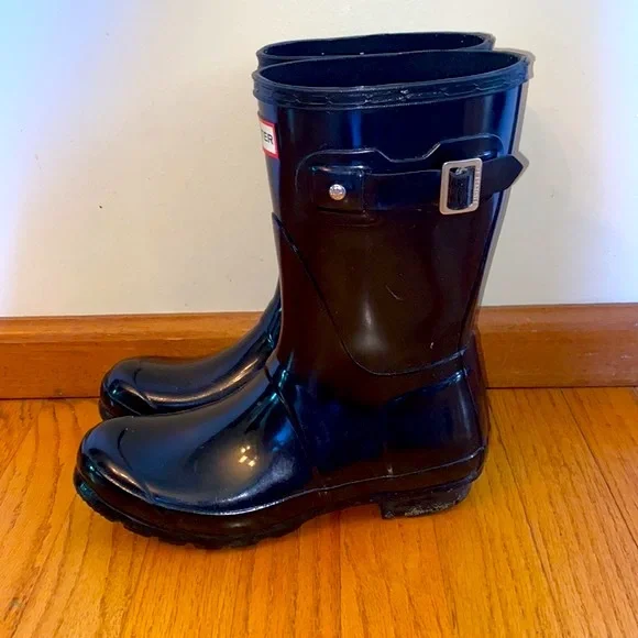 HUNTER ORIGINAL SHORT RAINBOOTS - Picture 3 of 8